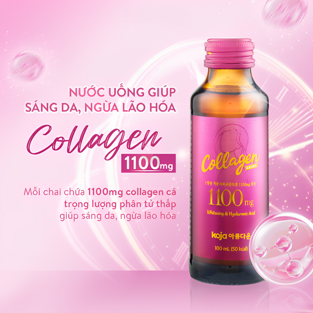 Collagen 1100mg Koja Beauty Hàn Quốc 10 chai x 100ml