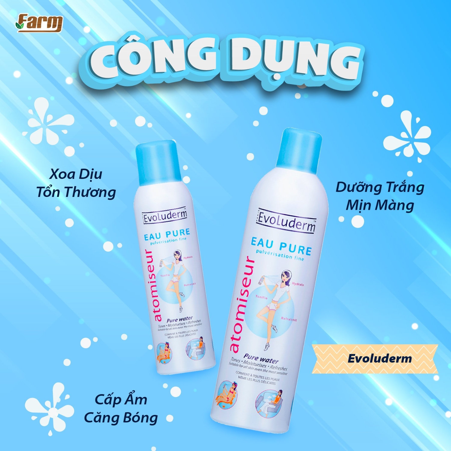 Xịt Khoáng Evoluderm 150ml