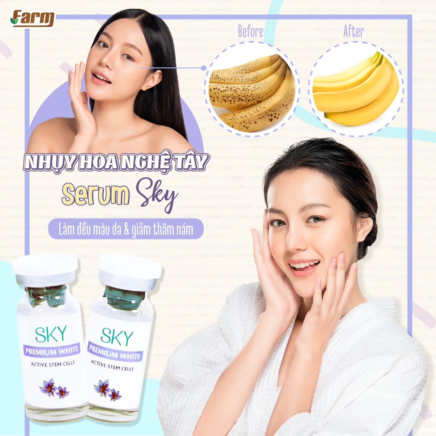 Siêu Serum Nhụy Hoa Nghệ Tây SKY