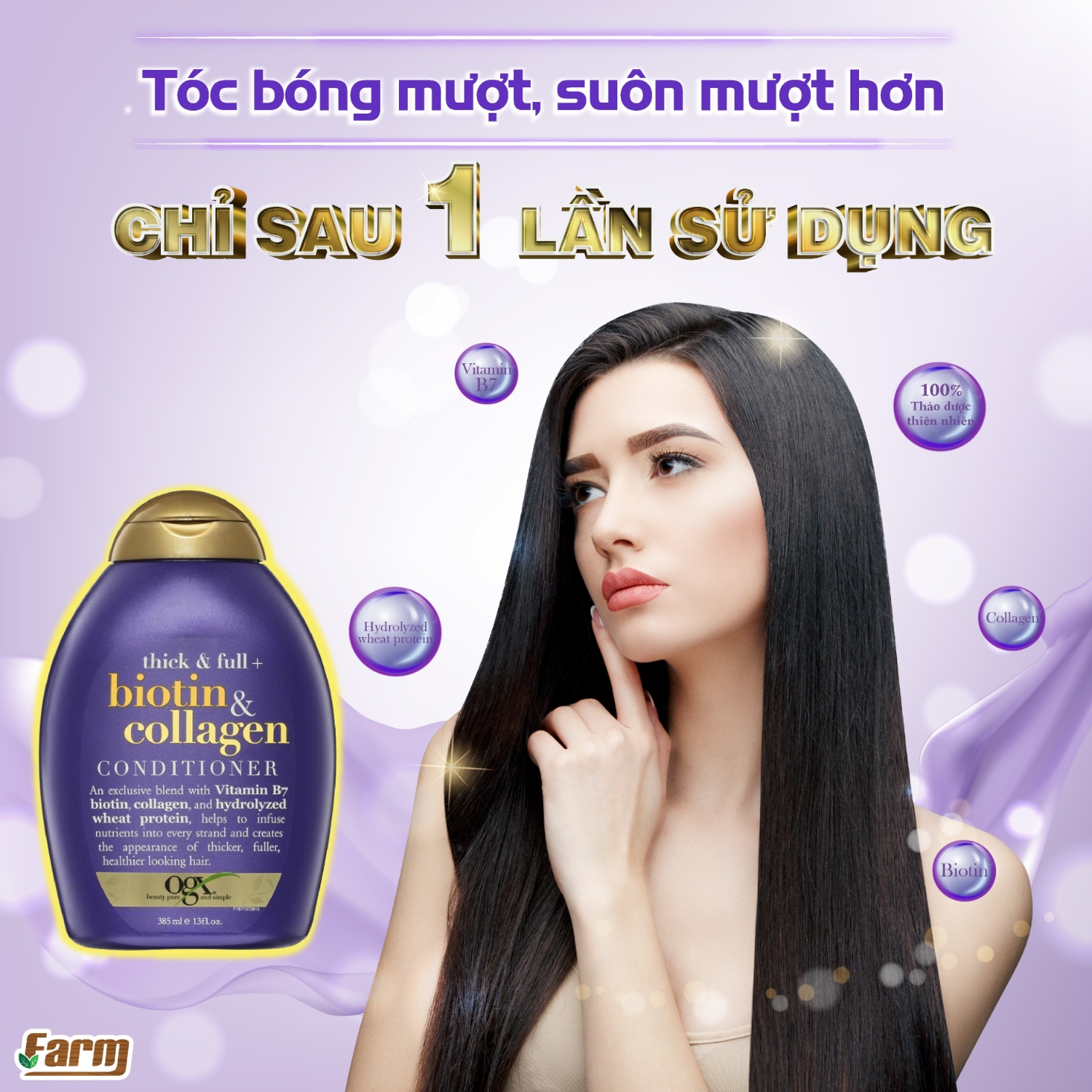 Dầu xả Biotin & Collagen