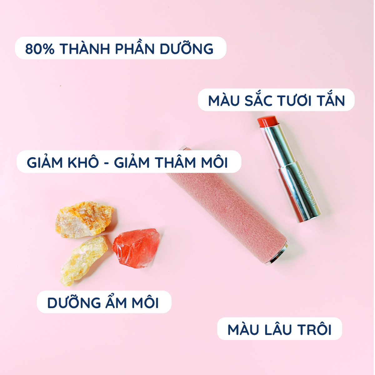 Son Dưỡng Có Màu YNM Candy Pop Glow Melting Balm 3g