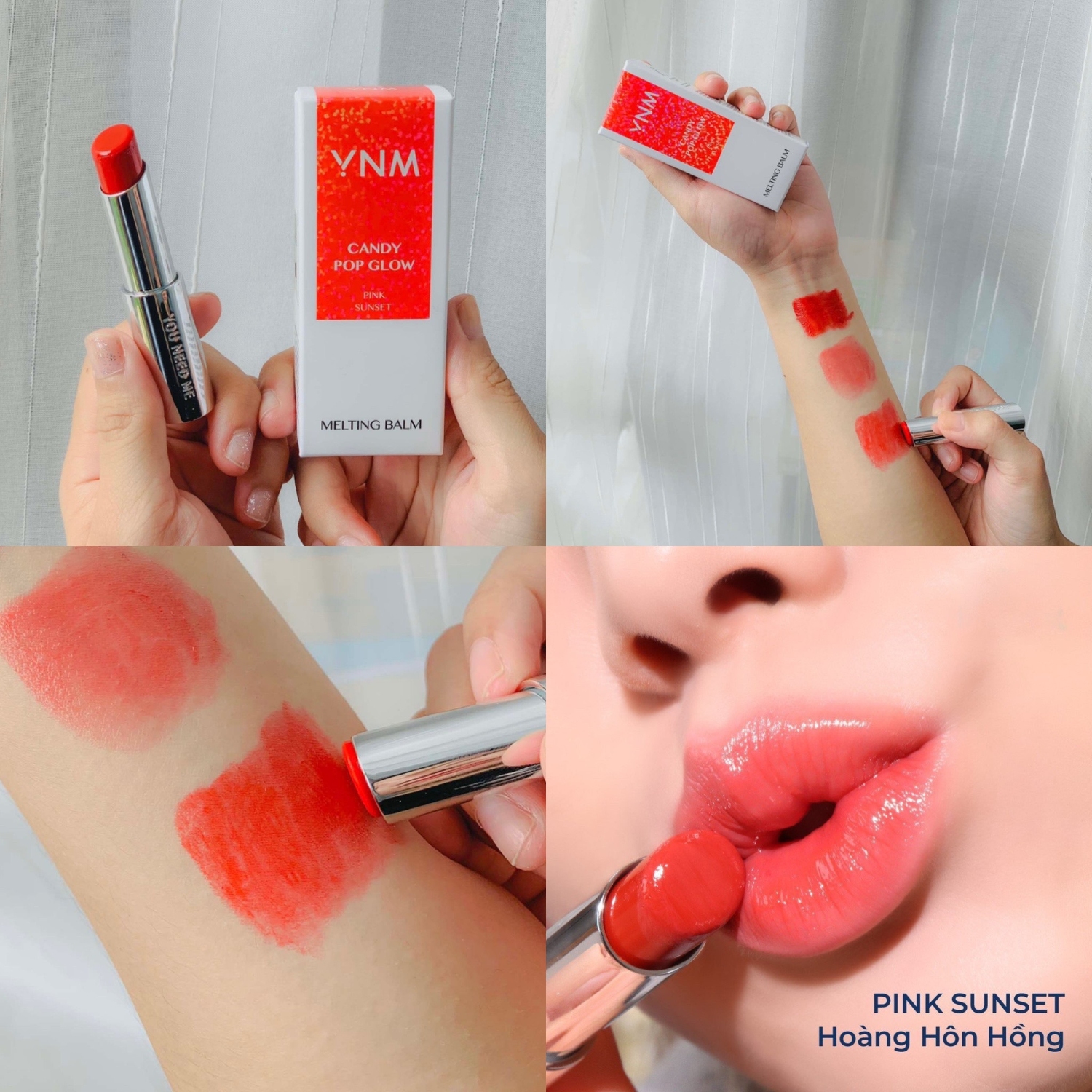 Son Dưỡng Có Màu YNM Candy Pop Glow Melting Balm 3g