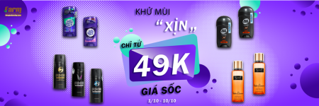 Khử Mùi "Xịn" - Sale Gía Sốc chỉ từ 49k, nhà nhà chạy đua "sắm cho bằng được"!