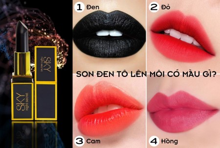 Tại sao Son Đen tô lên môi có màu đỏ?