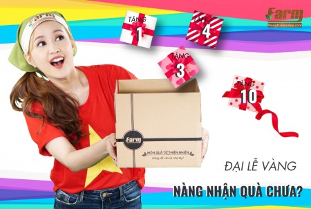 Bấn loạn với cơn mưa quà tặng từ sự kiện "Giải phóng sale, Qùa to béo" mừng đại lễ 30.4 của Farm