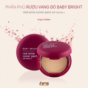 Phấn Phủ Rượu Vang Đỏ Baby Bright