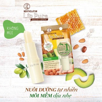 Son Dưỡng Không Mùi Mentholatum Lip Pure