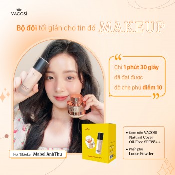 Set Kem nền Và Phấn Phủ Vacosi
