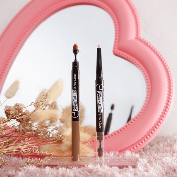 Chì Mày Hai Đầu Lâu Trôi Silky Girl 24Hr Flat Tip Brow Liner