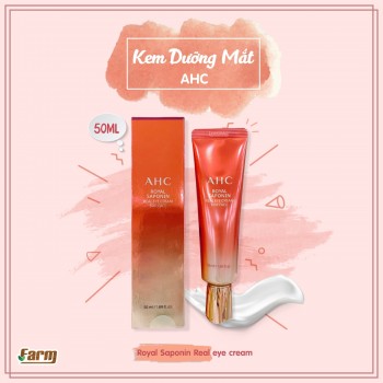 Kem Dưỡng Mắt Royal Saponin Real Eye Cream AHC 50ml