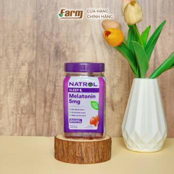 Kẹo Gummies Giúp Ngủ Sâu & Giải  Stress NATROL USA 180 Viên