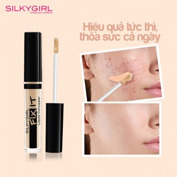 Kem Che Khuyết Điểm Che Phủ Mịn Mượt Silkygirl Fix It Liquid Concealer 2ml