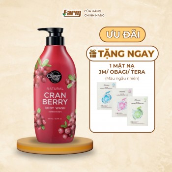 Sữa Tắm Natural Body Wash Showermate 500ml Giúp Làm Sạch, Phục Hồi, Cấp Ẩm, Sáng Da