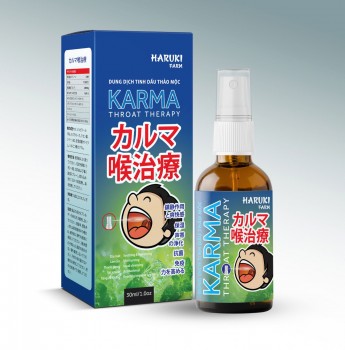 Xịt họng cho trẻ em Haruki Farm Karma...