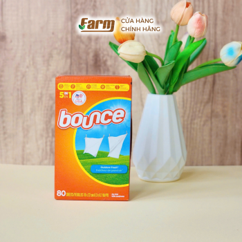 Giấy Xả Làm Mềm Thơm Vải Bounce Outdoor Fresh (80 tờ)