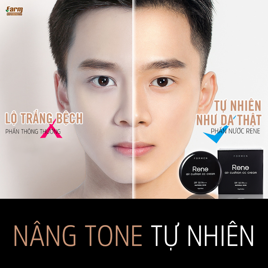 phấn nước trong suốt Rene