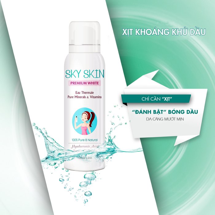 xịt khoáng khử dầu sky 