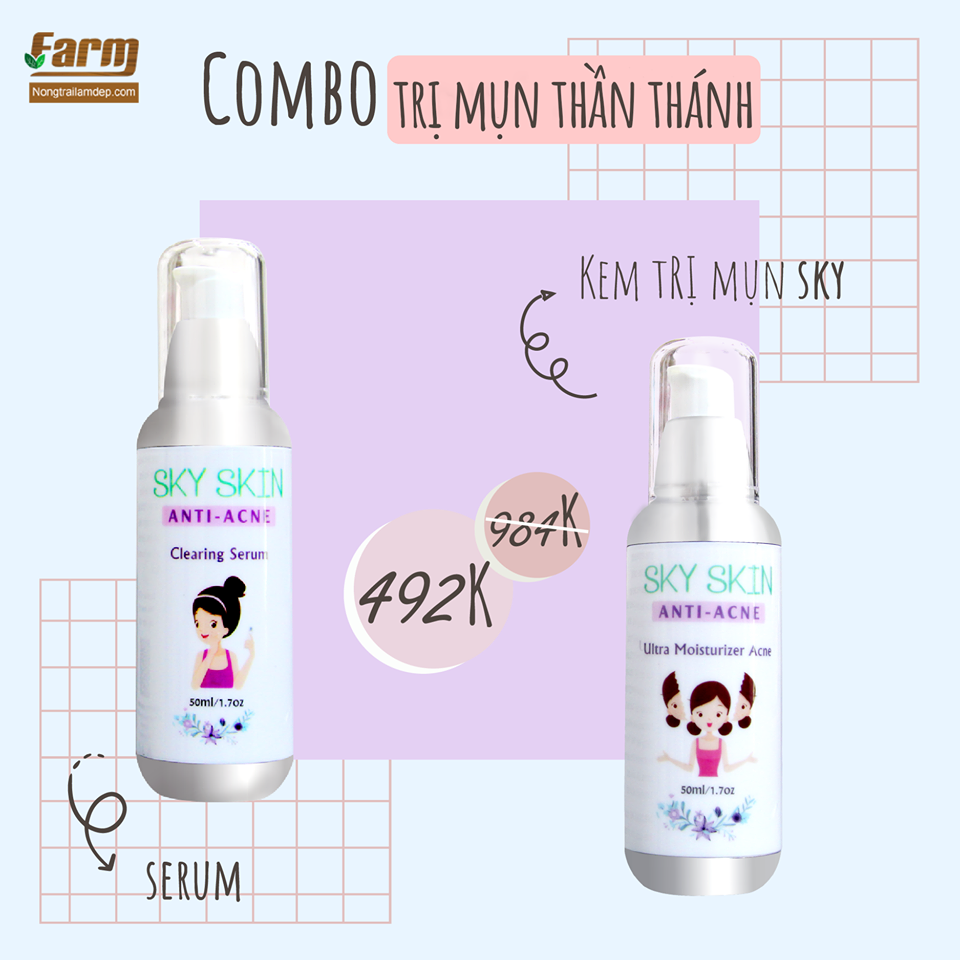 Combo trị mụn