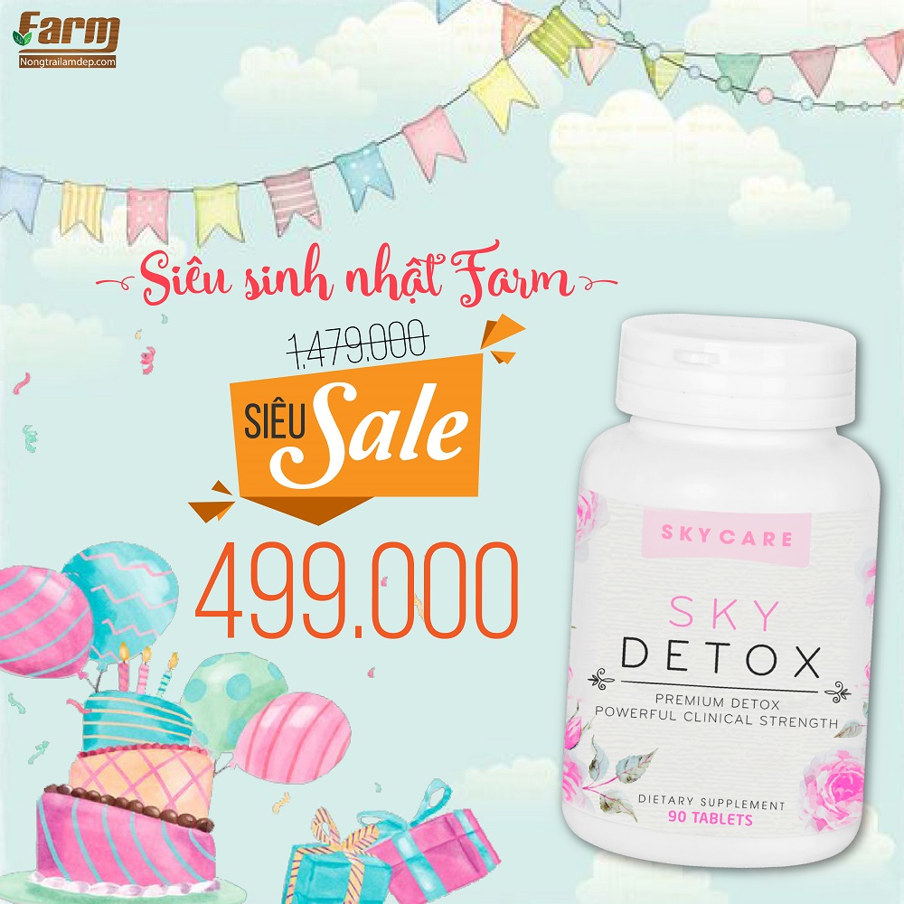 viên uống giảm cân sky detox 