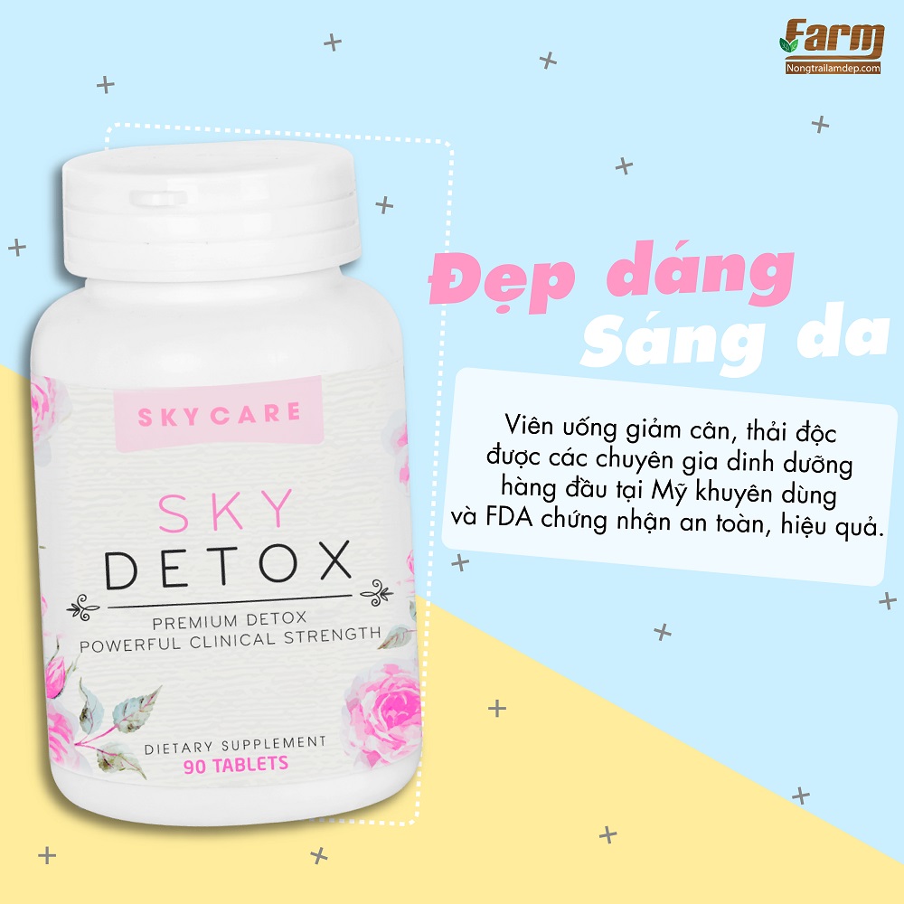 VIÊN UỐNG GIẢM CÂN THẢI ĐỘC SKY DETOX 