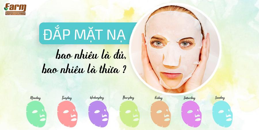 Đắp mặt nạ bao nhiêu là đủ, bao nhiêu là thừa?