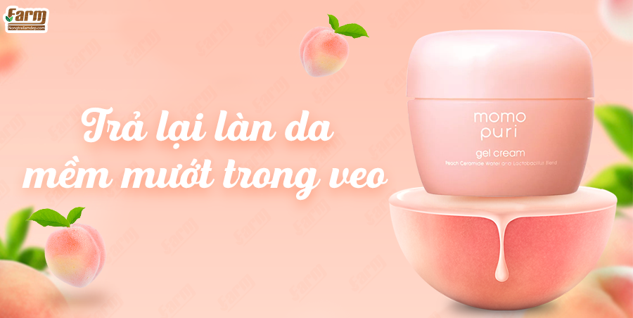 [REVIEW] LÀN DA MỊN MƯỚT TRẮNG SÁNG NHỜ QUẢ ĐÀO MOMOPURI