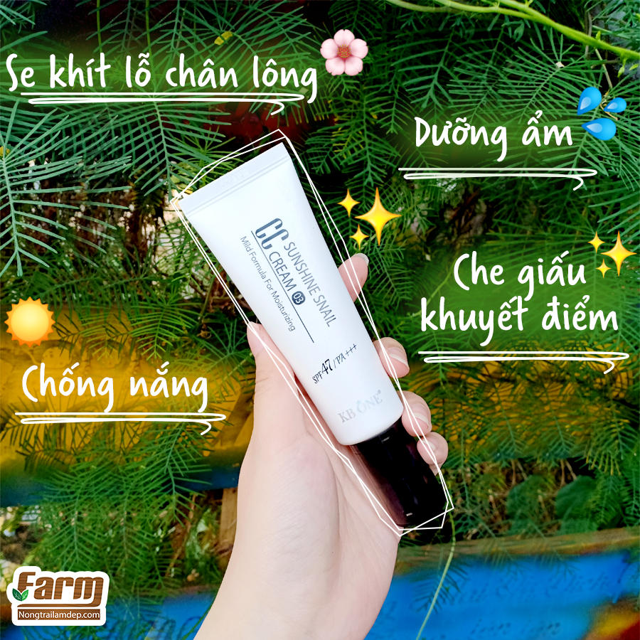 Kem nền CC KB ONE rất an toàn cho chị em khi sử dụng