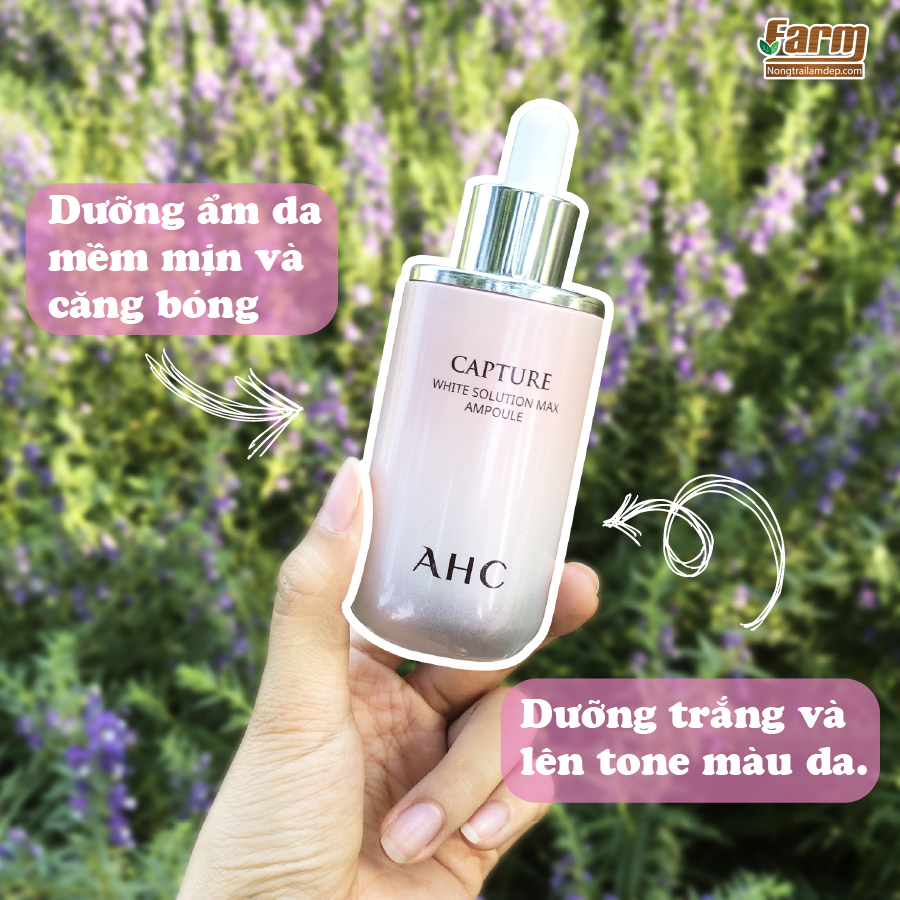 Serum AHC Hồng phù hợp để chăm sóc và dưỡng trắng da