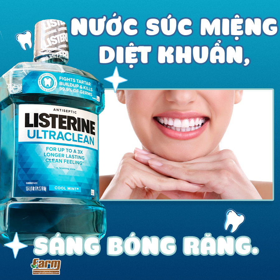 Nước súc miệng Listerine với hiệu quả vượt trội chiếm được lòng tin của khách hàng