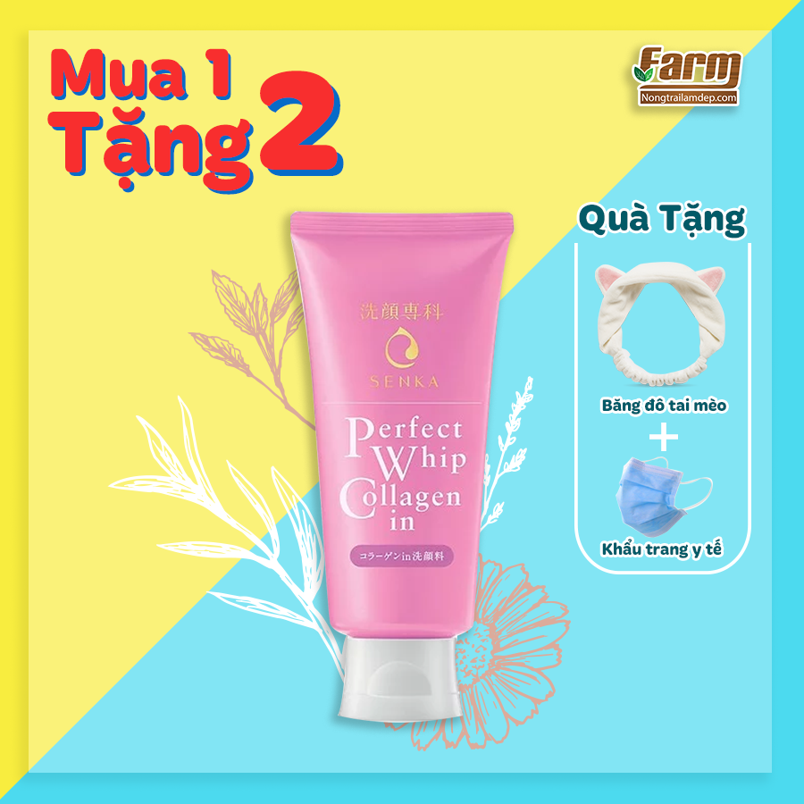 Sữa Rửa Mặt Collagen Senka