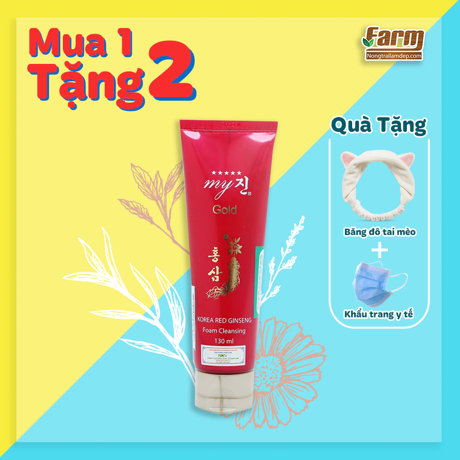 Sữa Rửa Mặt Hồng Sâm Korea My Gold