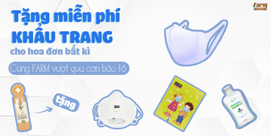 [CỰC SỐT] – TẶNG KHẨU TRANG MIỄN PHÍ VỚI HÓA ĐƠN BẤT KÌ, CHIA SẺ YÊU THƯƠNG