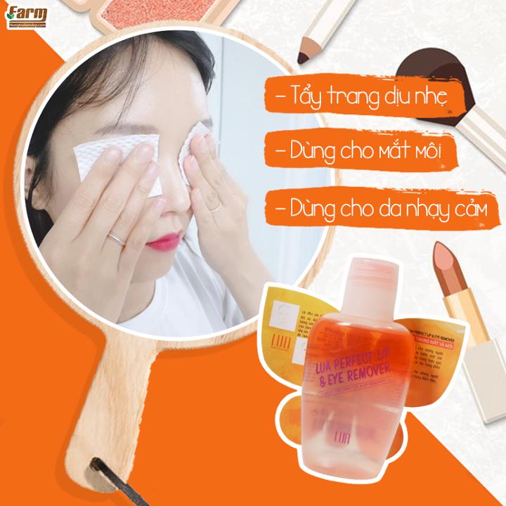 Nhẹ nhàng lấy đi lớp Make-Up trên gương mặt