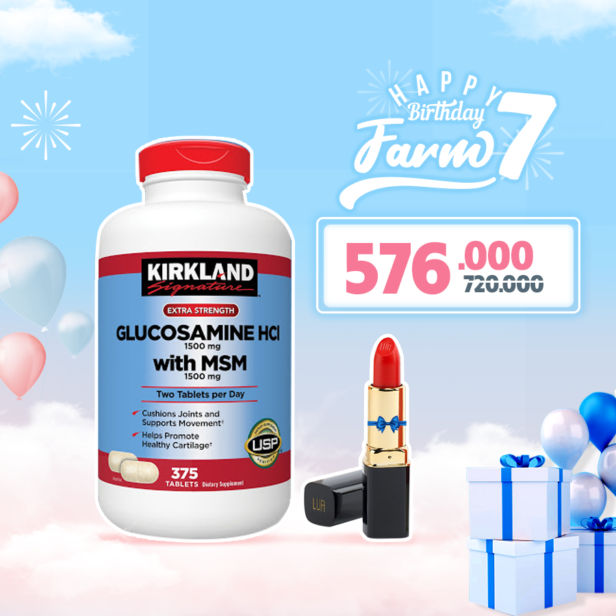 Viên Uống Hỗ Trợ Xương Khớp Kirkland Glucosamine