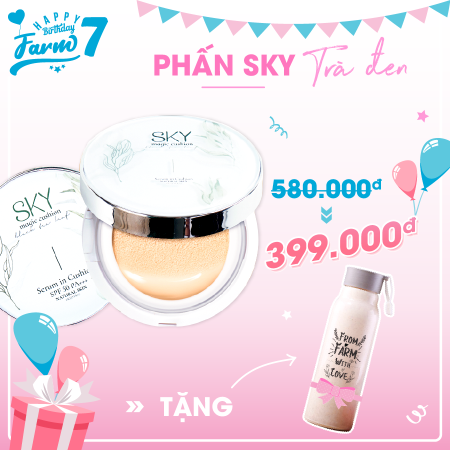 Phấn Hơi Sương Sky Phiên Bản Trà Đen