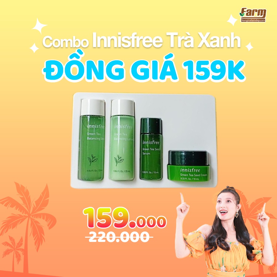 Innisfree với khả năng chăm sóc da dịu nhẹ nhưng Sale Hè không nhẹ đâu nha!