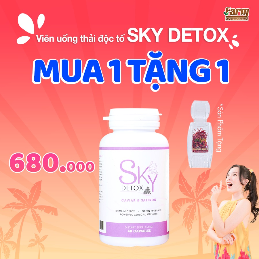 Giảm cân và thải độc tố Sky Detox sở hữu chương trình Sale hấp dẫn