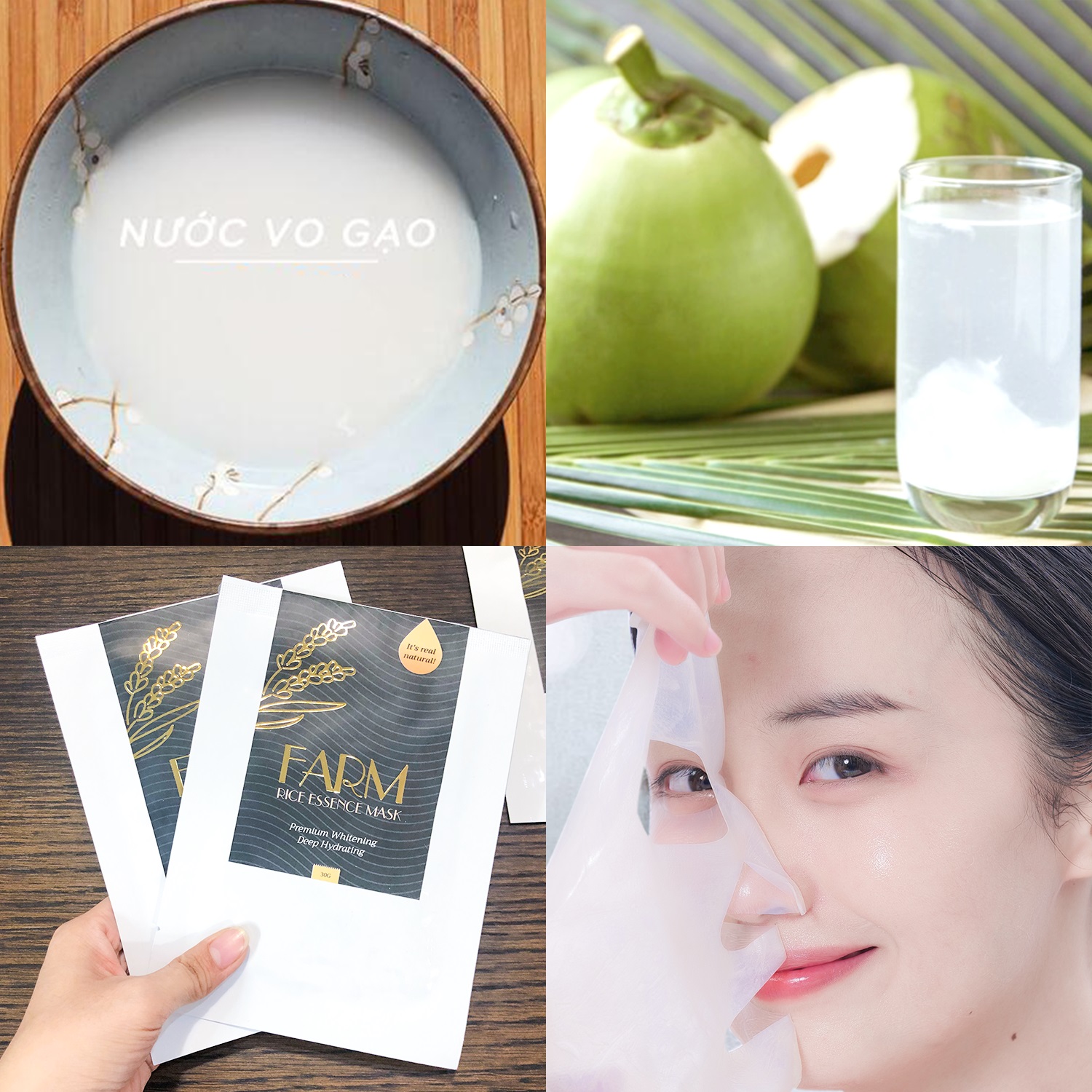 H5 Mặt nạ nước vo gạo