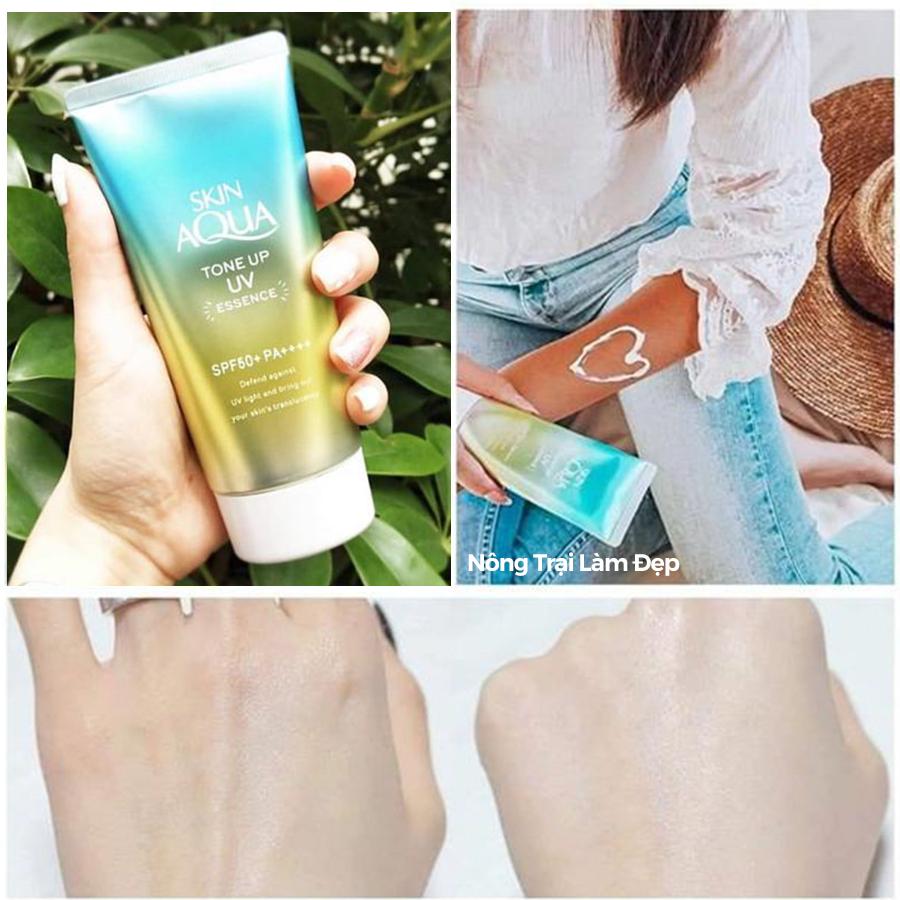 Skin Aqua Tone Up Mint Green bật sáng làn da thật cuốn hút