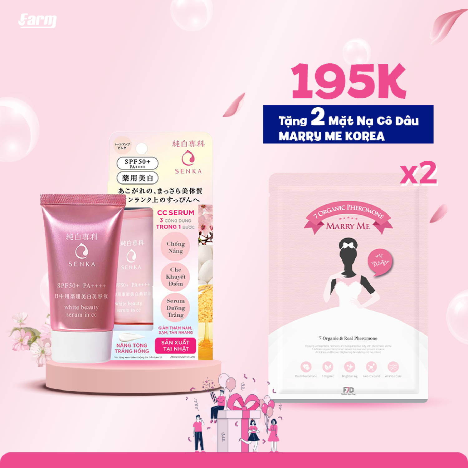 SERUM DƯỠNG TRẮNG DẠNG CC SENKA