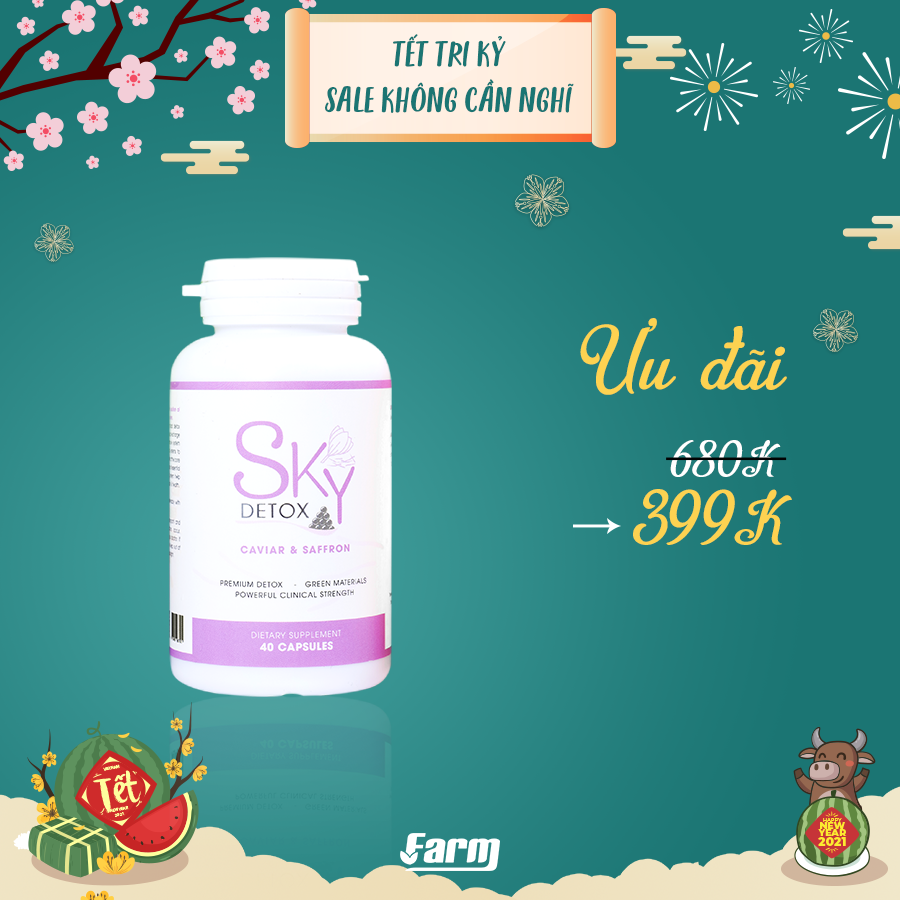 Viên uống thải độc SKY DETOX