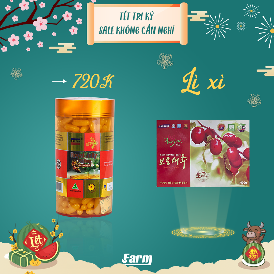 Sữa ong chúa Royal Jelly Úc 