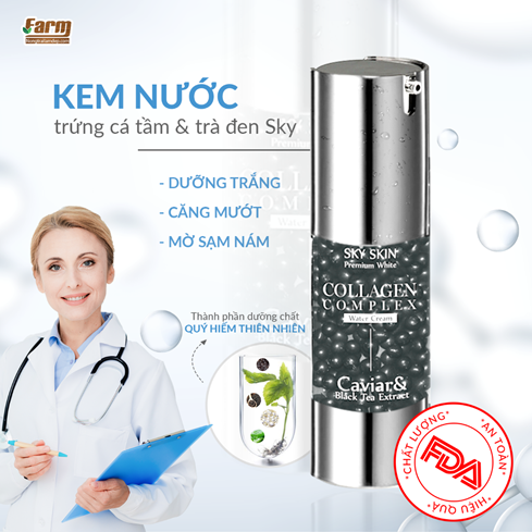 Kem trứng cá tầm đen SKY 