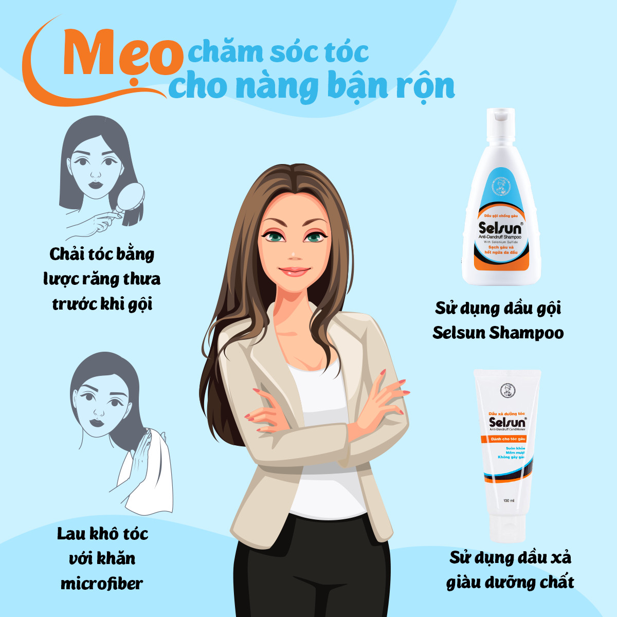 Bộ Đôi Gội Xả Selsun - Chuyên Da Trị Gàu Từ Gốc