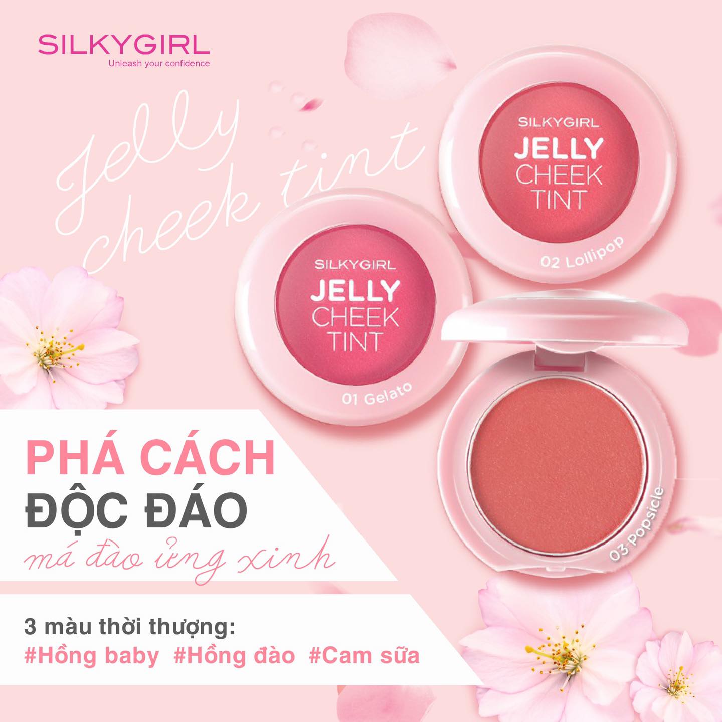 mở màn mùa hè rực rỡ cùng bộ sản phẩm silky girl