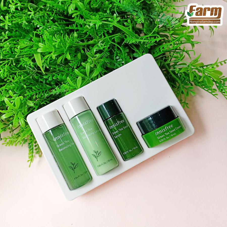 14Bộ Dưỡng Da Trà Xanh 4 món Innisfree Green Tea Special Kit 5