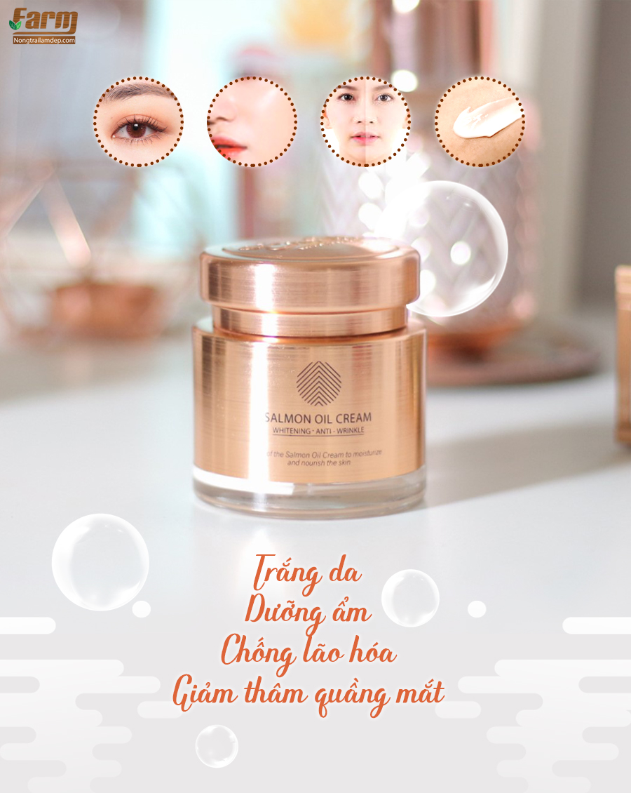 kem cá hồi salmon cre8skin 