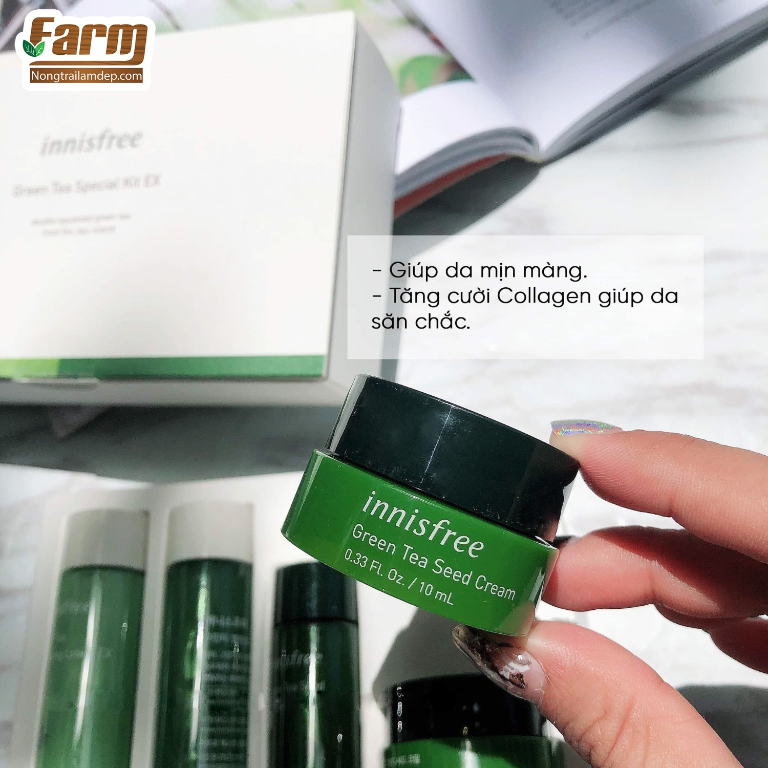 Bộ Dưỡng Da Trà Xanh Innisfree Green Tea Special Kit 6
