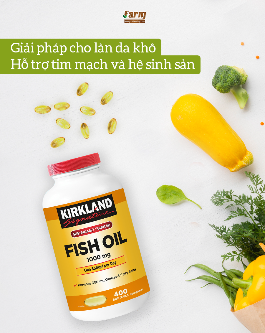 Viên uống dầu cad Kirkland