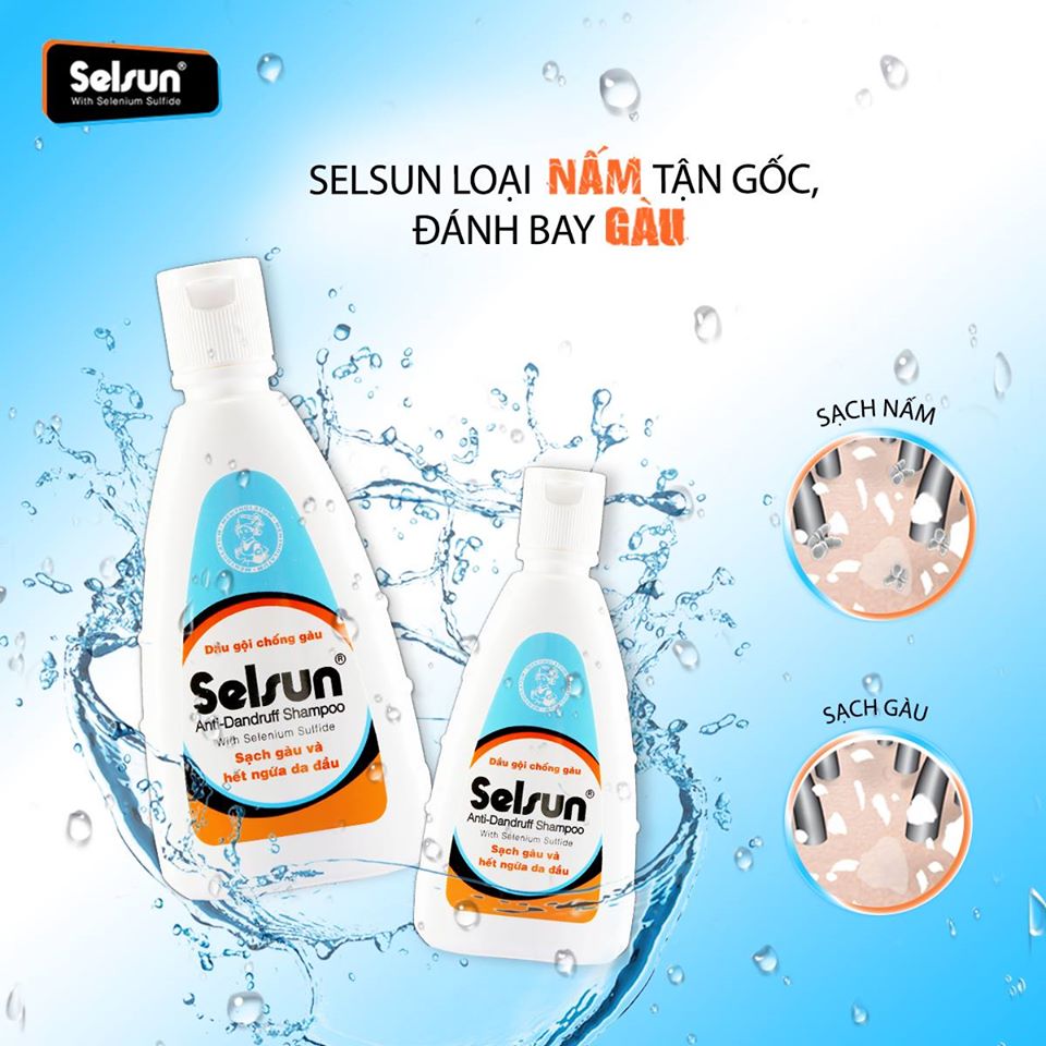 Combo Gội Xả Đặc Trị Gàu Selsun 3